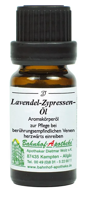 Bahnhof Apotheke LAVENDEL ZYPRESSEN Massageöl Bahnhof Apotheke LAVENDEL ZYPRESSEN Massageöl
